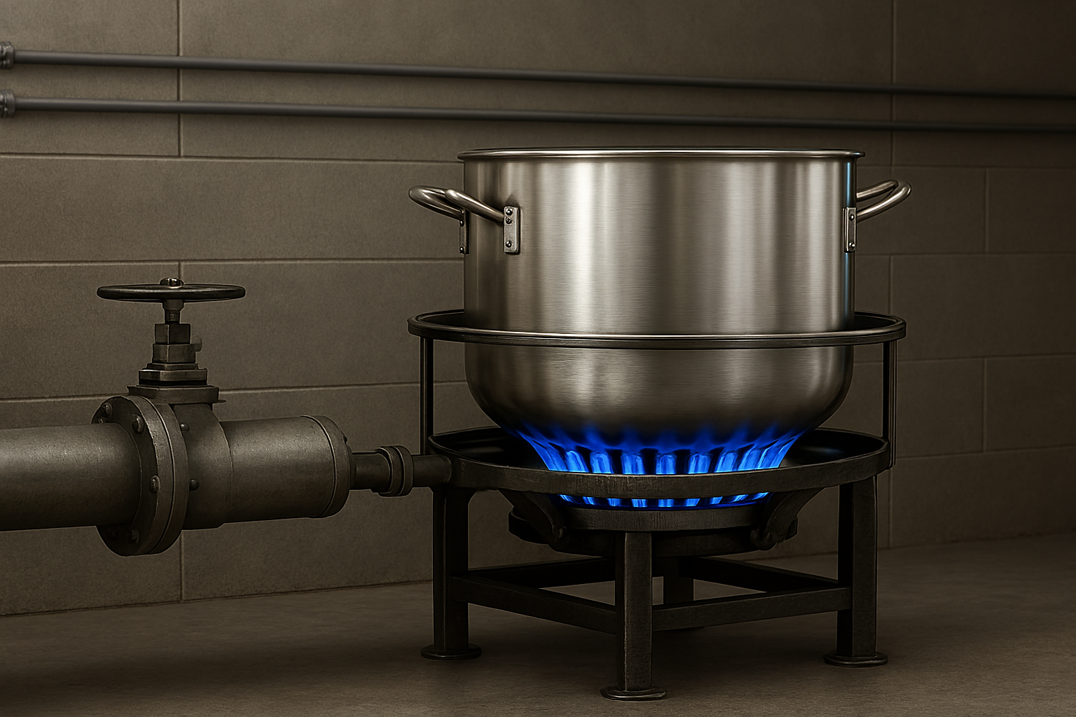 Clean gas distribution